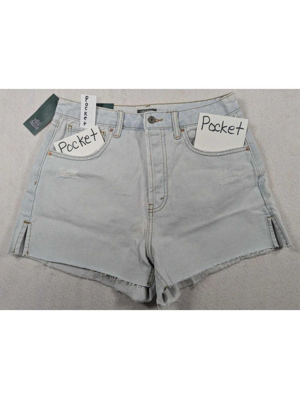 Wild Fable - Women's - Cutoff Denim Shorts - Super High-Rise - Size: 8